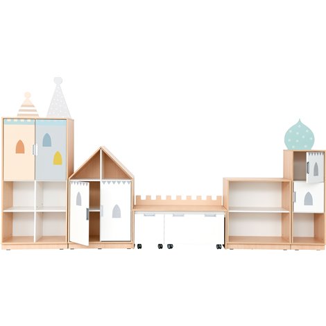 Set Mobilier Castel Moje Bambino - Închidere Silentioasă - imagine 6