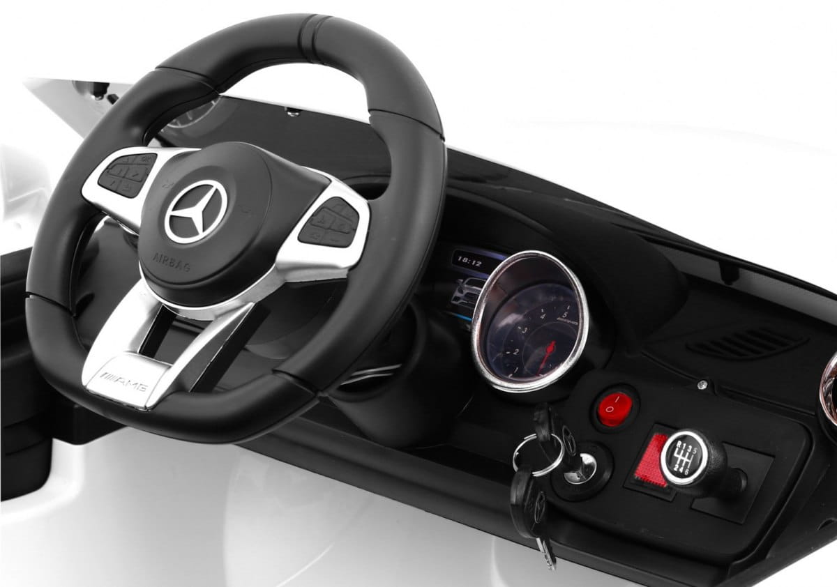 Masinuta Electrica Mercedes SL65 Alba | Autokids - imagine 5