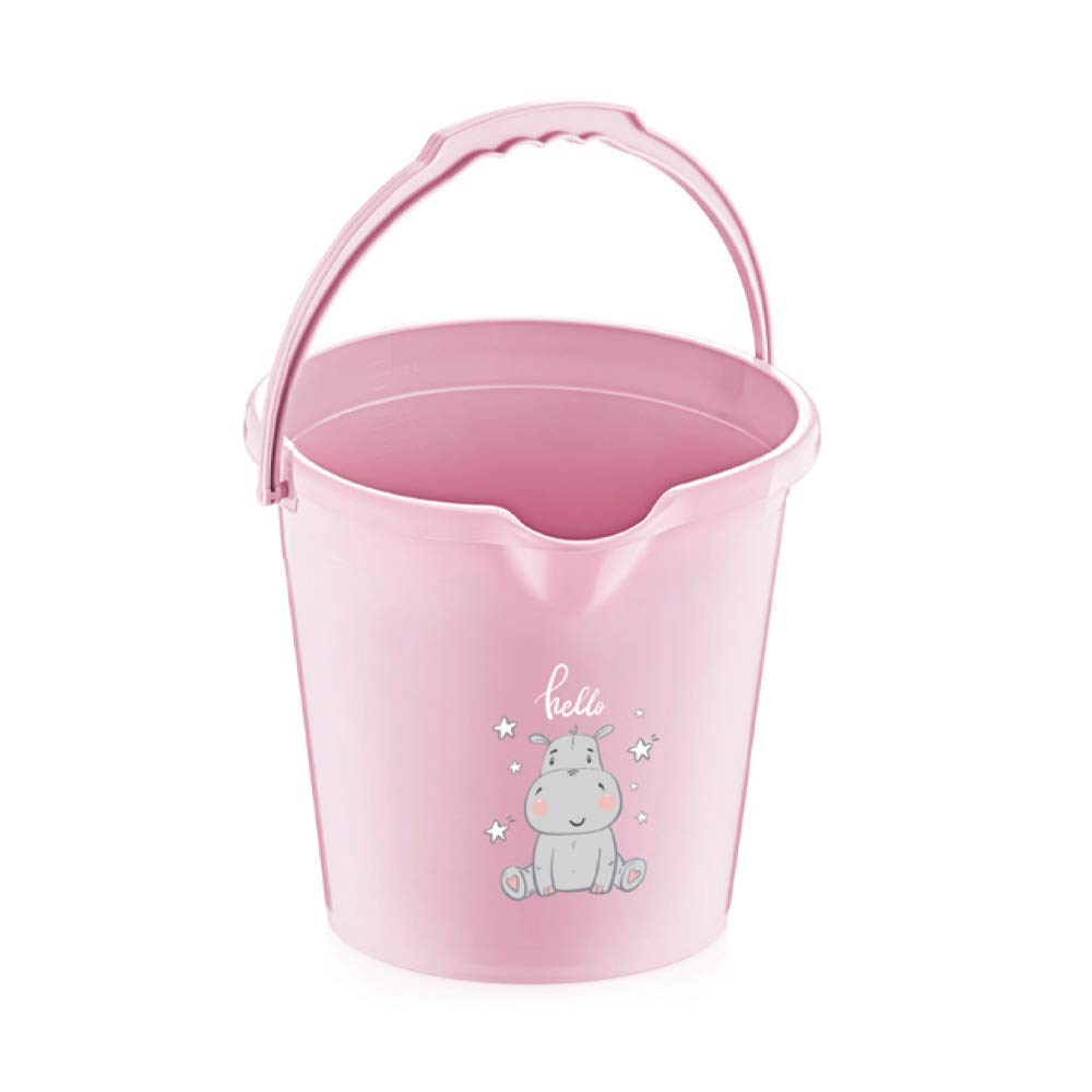 Set baie complet BabyJem Bebe Lux Pink, 6 piese - imagine 3