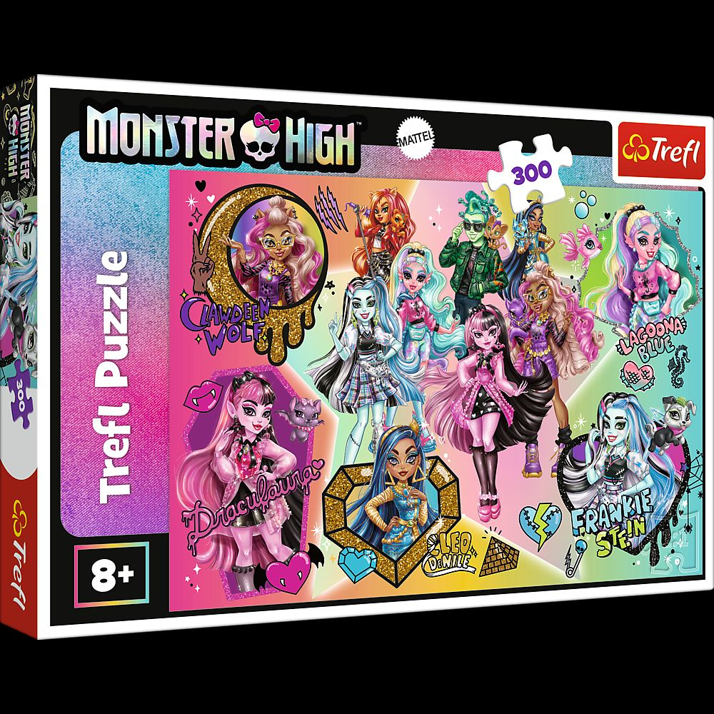 Puzzle Trefl 300 Monster High | Dezvoltare Creativă