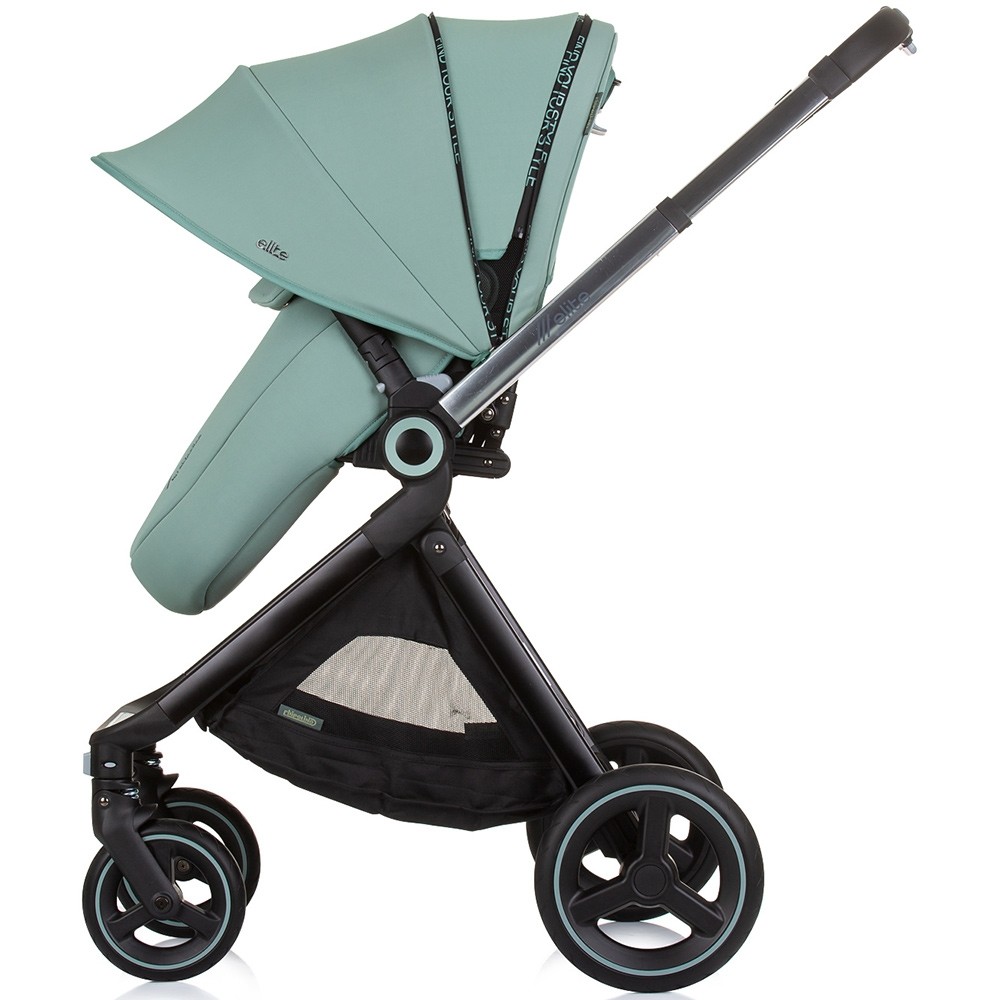 Carucior Chipolino Elite 3 in 1 Pastel Green i-Size - imagine 5