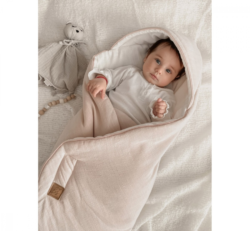 Paturica Universală Scoică Auto Babystrips Bej