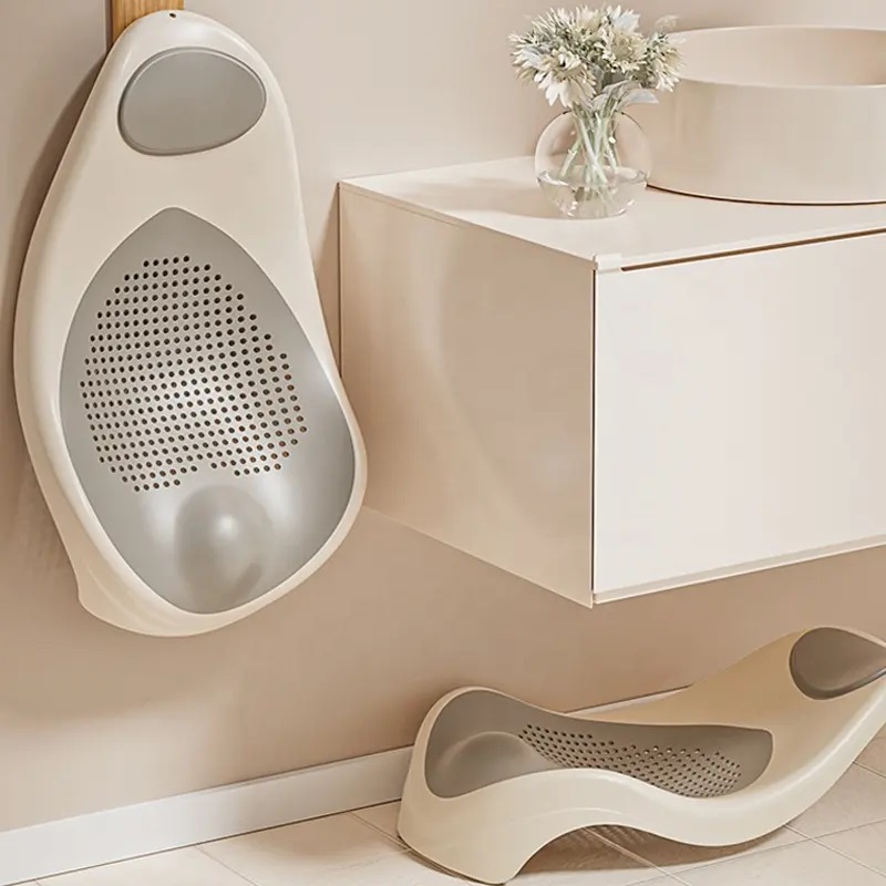 Suport Baie Little Mom Grey - Ergonomic și Pliabil - imagine 13