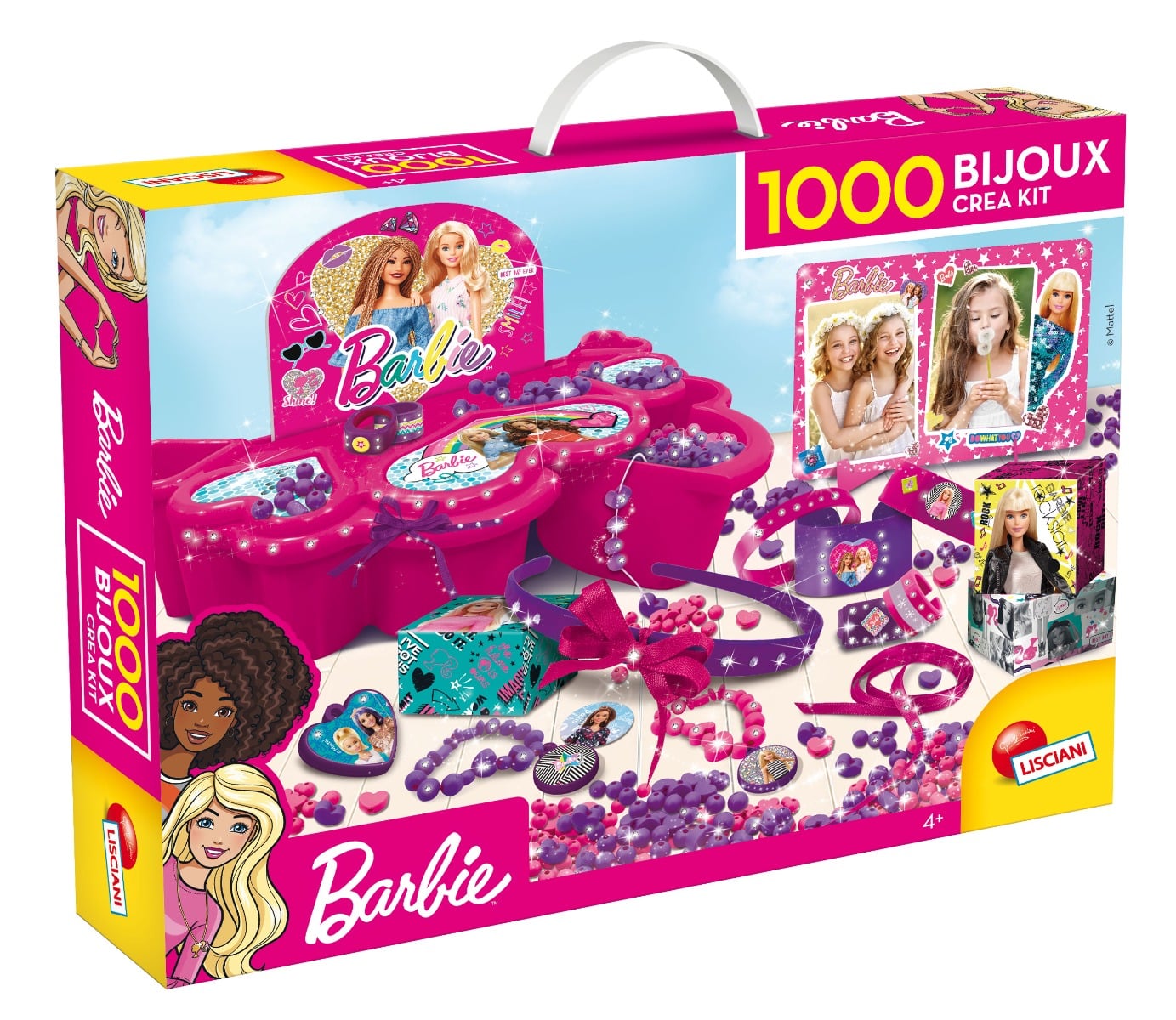 Set Creatie Barbie Lisciani, 1000 Bijuterii