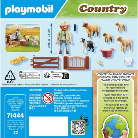 Playmobil Pastor cu Oi - Jucarie Creativă - imagine 5