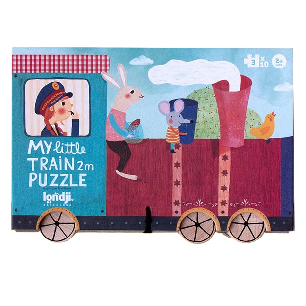 Puzzle Trenuletul meu Londji - Joc educativ cifre