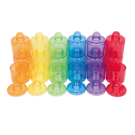 Set 18 cutiute translucide Tickit - Activitati senzoriale