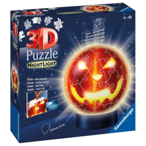 Puzzle 3D Luminos Halloween Ravensburger 72 piese - imagine 3