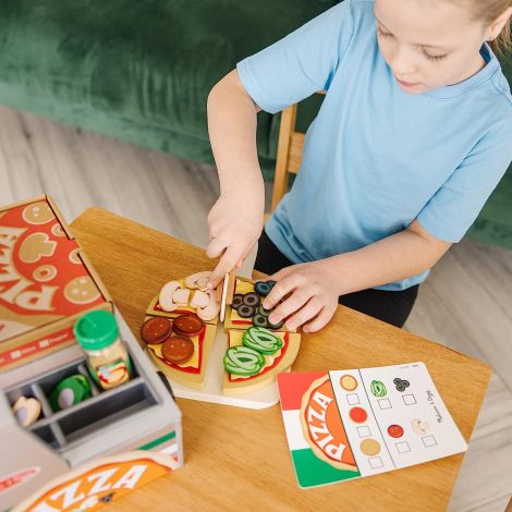 Set Cuptor Pizza Melissa & Doug, Joc de Rol - imagine 8