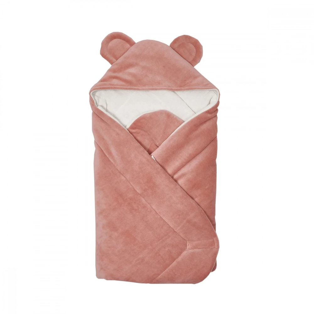 Patura Plic Velur Twins Roz - Confort Premium