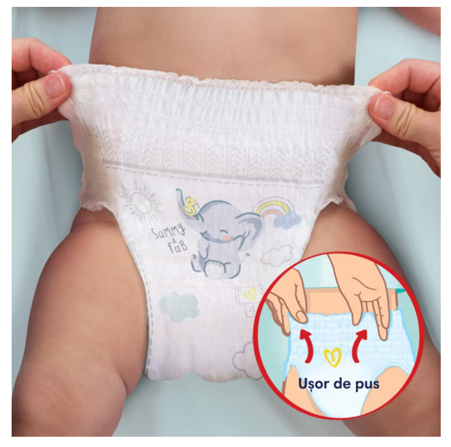 Pampers Premium Care Pants 4, 58 buc - imagine 4