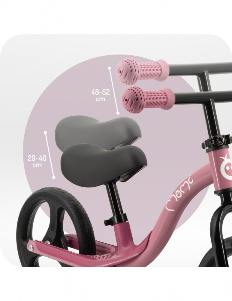 Bicicleta Momi Isoka LED Pink pentru Copii - imagine 5