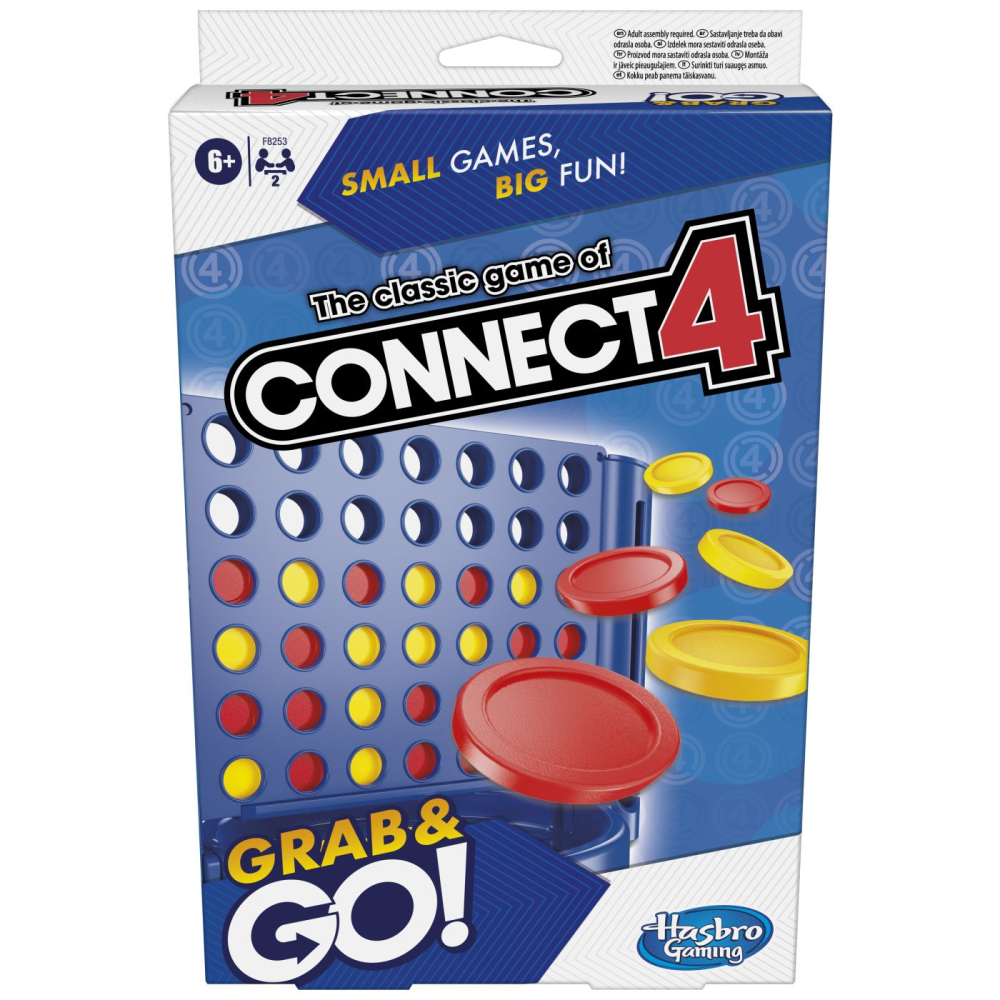 Connect 4 Grab & Go Hasbro - Joc Călătorie