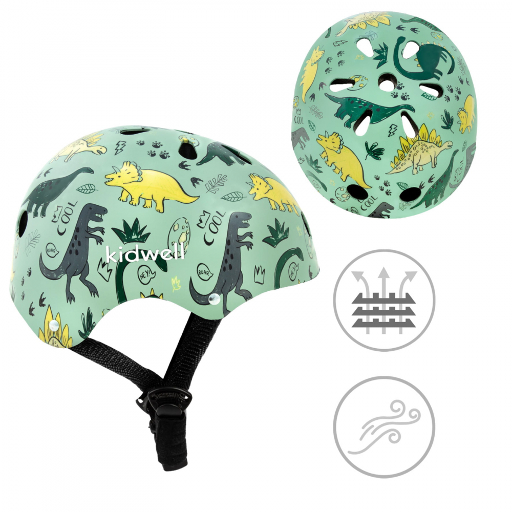 Kidwell Orix Plus Dino - Casca protecție copii M - imagine 2