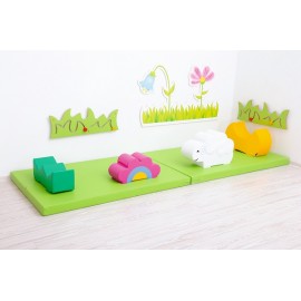 Saltea joacă alveole dreaptă Moje Bambino - imagine 2