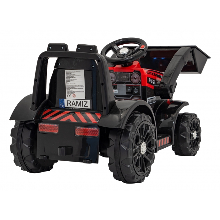 Buldozer Electric Ramiz 6V pentru Copii Red - imagine 5
