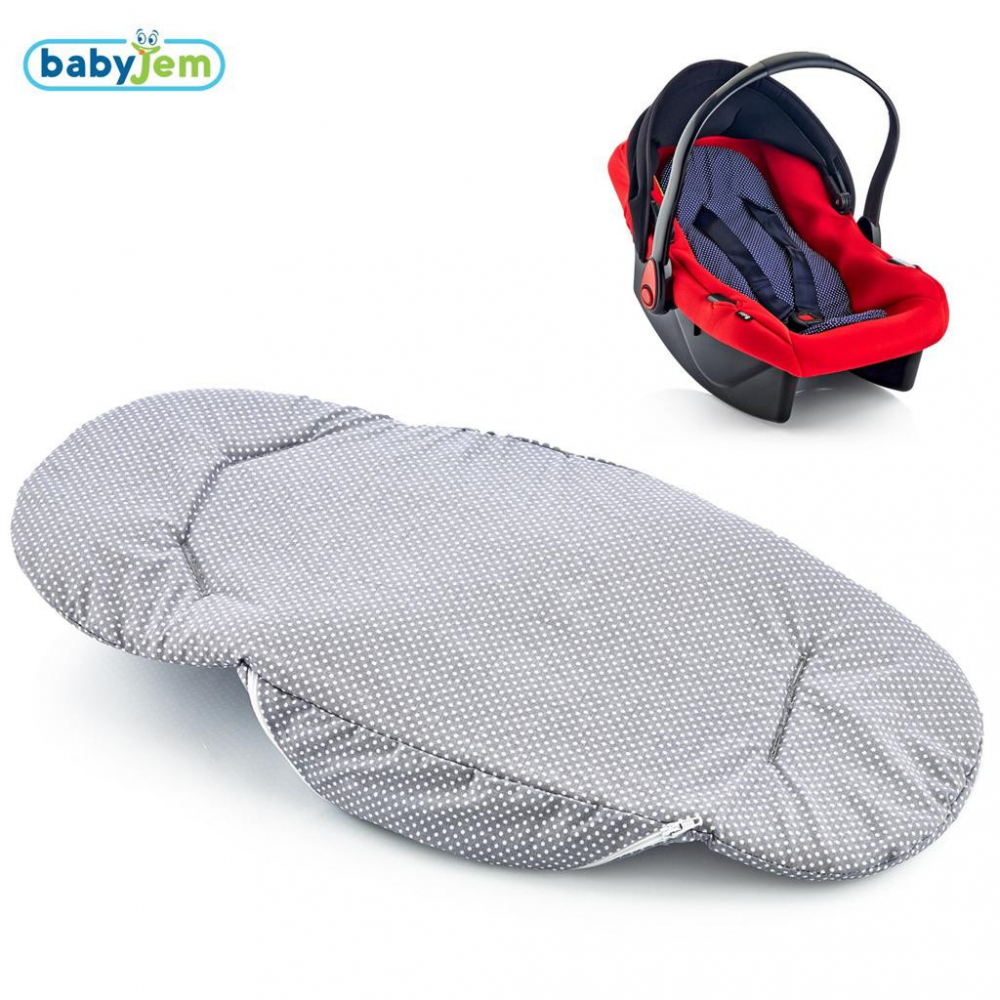 Reductor Scaun Auto BabyJem Gri Buline 0-13 kg - imagine 3