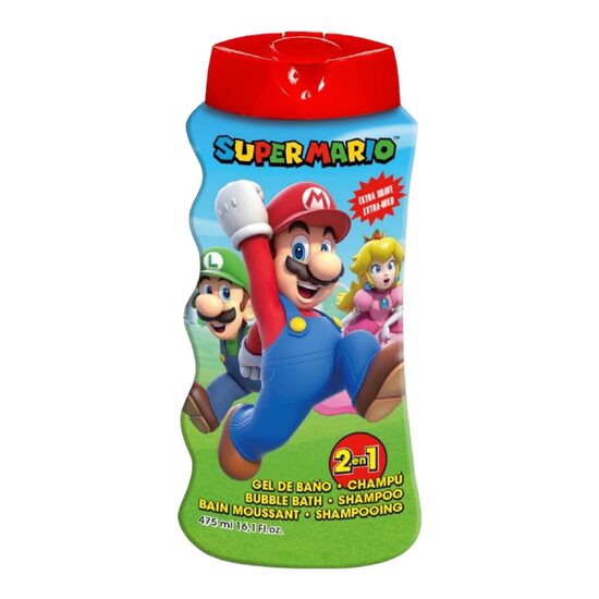 Gel de dus și șampon 2 în 1 Super Mario, 475 ml, Lorenay