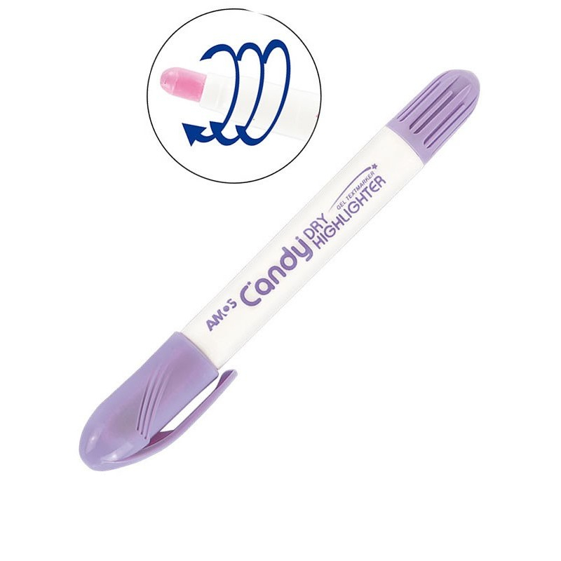 Textmarker Amos Violet Pastel | Uscat, Eficient