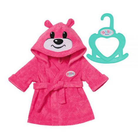 Halat de baie BABY born 36 cm, Roz, Zapf Creation - imagine 2