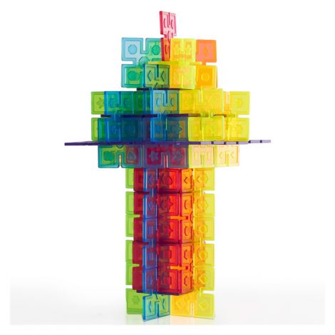 Guidecraft Interlox 96 piese constructie educationala - imagine 4