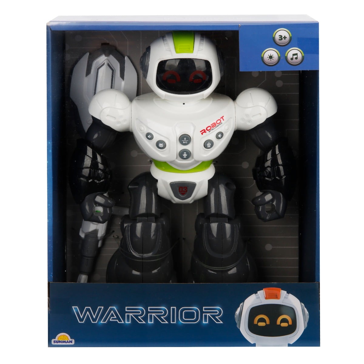 Robot Sunman Warrior Interactiv cu Lumină și Sunet