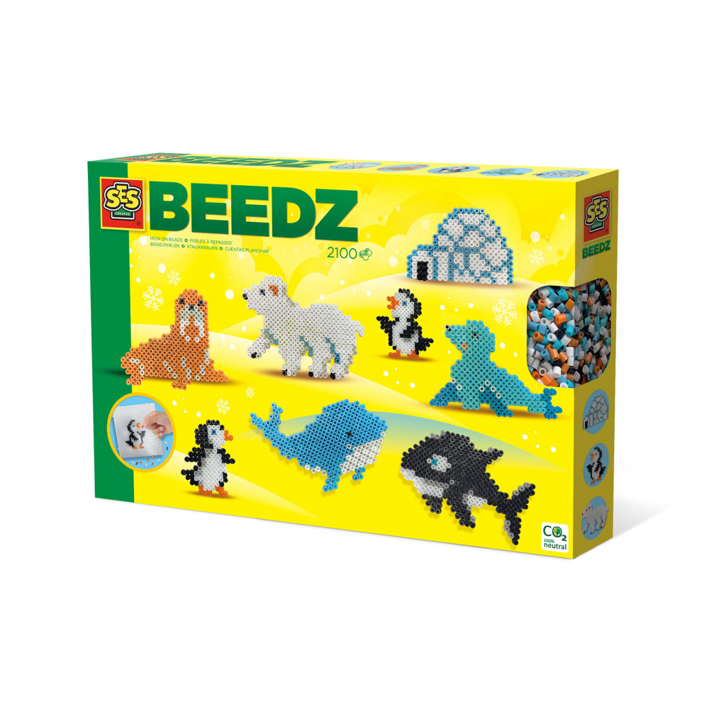 Set 2100 Margele de calcat Animale Polare Ses Creative