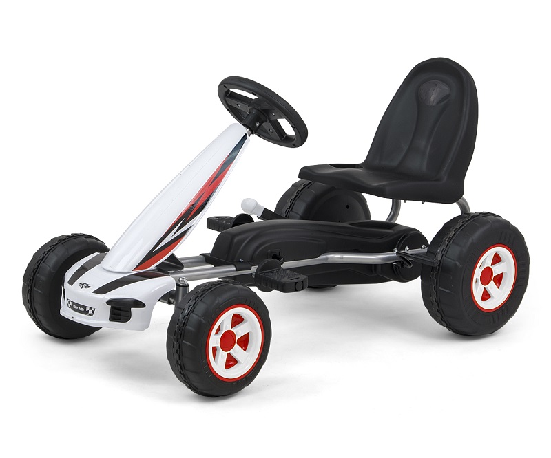 Kart Pedale Viper White Milly Mally +3 Ani - imagine 7