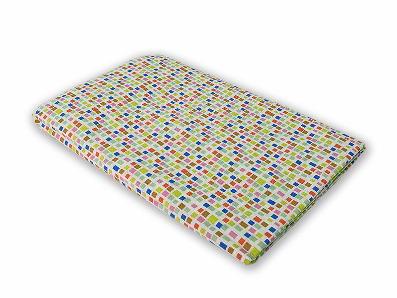 Cearceaf Bumbac KidsDecor, Mozaic, Antialergic - imagine 2