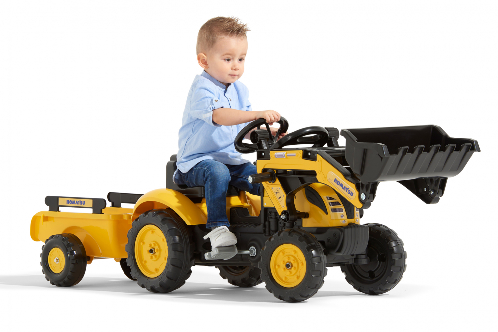 Tractor Komatsu cu remorca Falk 2076M - imagine 2