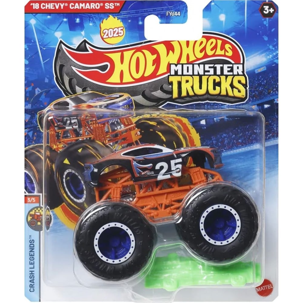 Hot Wheels Monster Truck 18 Chevy Camaro SS
