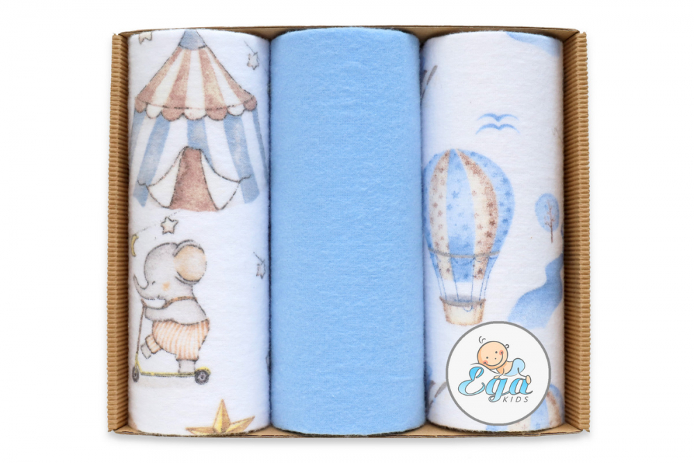 Set Egakids 3 Scutece Finet Blue Mix
