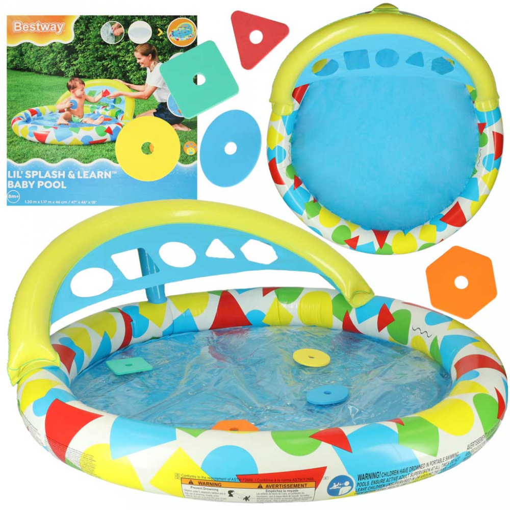 Piscina Gonflabila Bestway cu Sortator si Parasolar