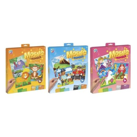 Set Mozaic Numere Grafix | Creativitate 3-6 Ani - imagine 5