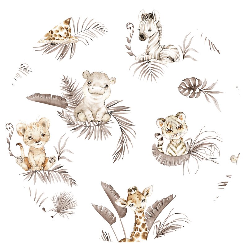 Set Lenjerie Patut MimiNu Savanna 3 Piese, Bumbac