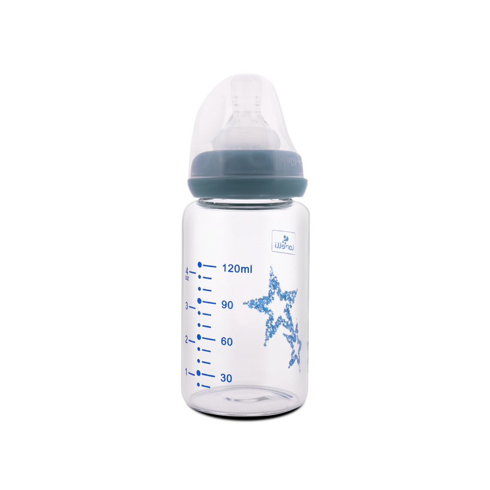 Biberon Sticla Anticolici Lorelli 120 ml Blue - imagine 2