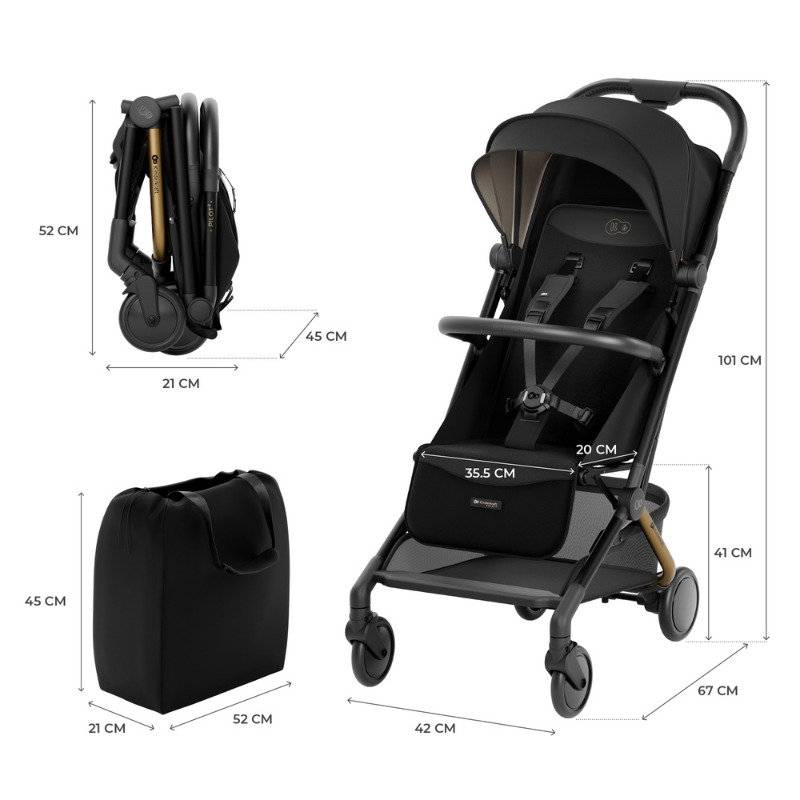 KinderKraft Pilot 2: Carucior Sport Compact 930 Lei - imagine 4
