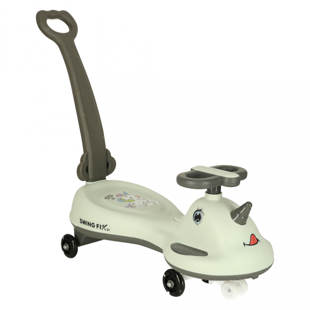Ikonka PlasmaCar Swing FIX Gri cu LED - imagine 6