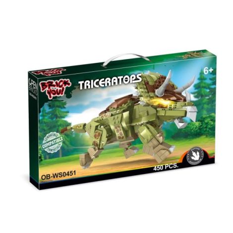 Triceratops 450 piese Open Brick