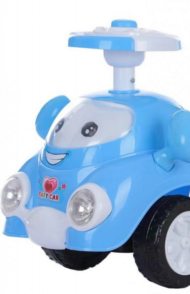 Novokids Super Happy Car Albastru | Masinuta fara pedale