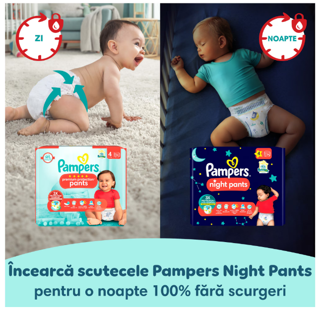 Pampers Premium Care Pants M5, 52 buc - imagine 7