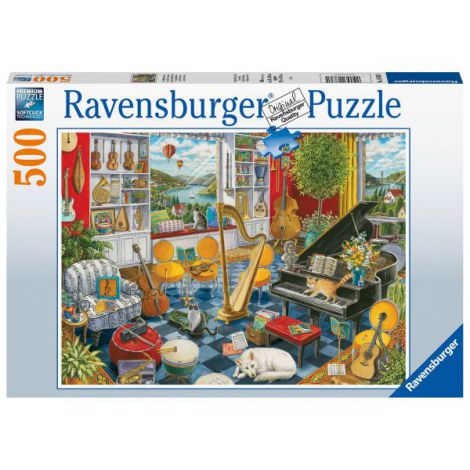 Puzzle Sala de Muzică, 500 piese, Ravensburger
