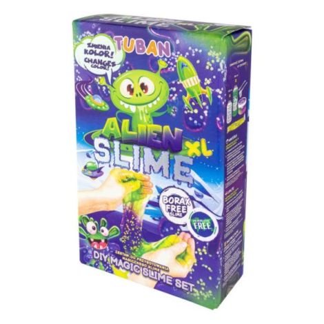 Kit Slime DIY Tuban Alien XL - Schimbă Culoare - imagine 2