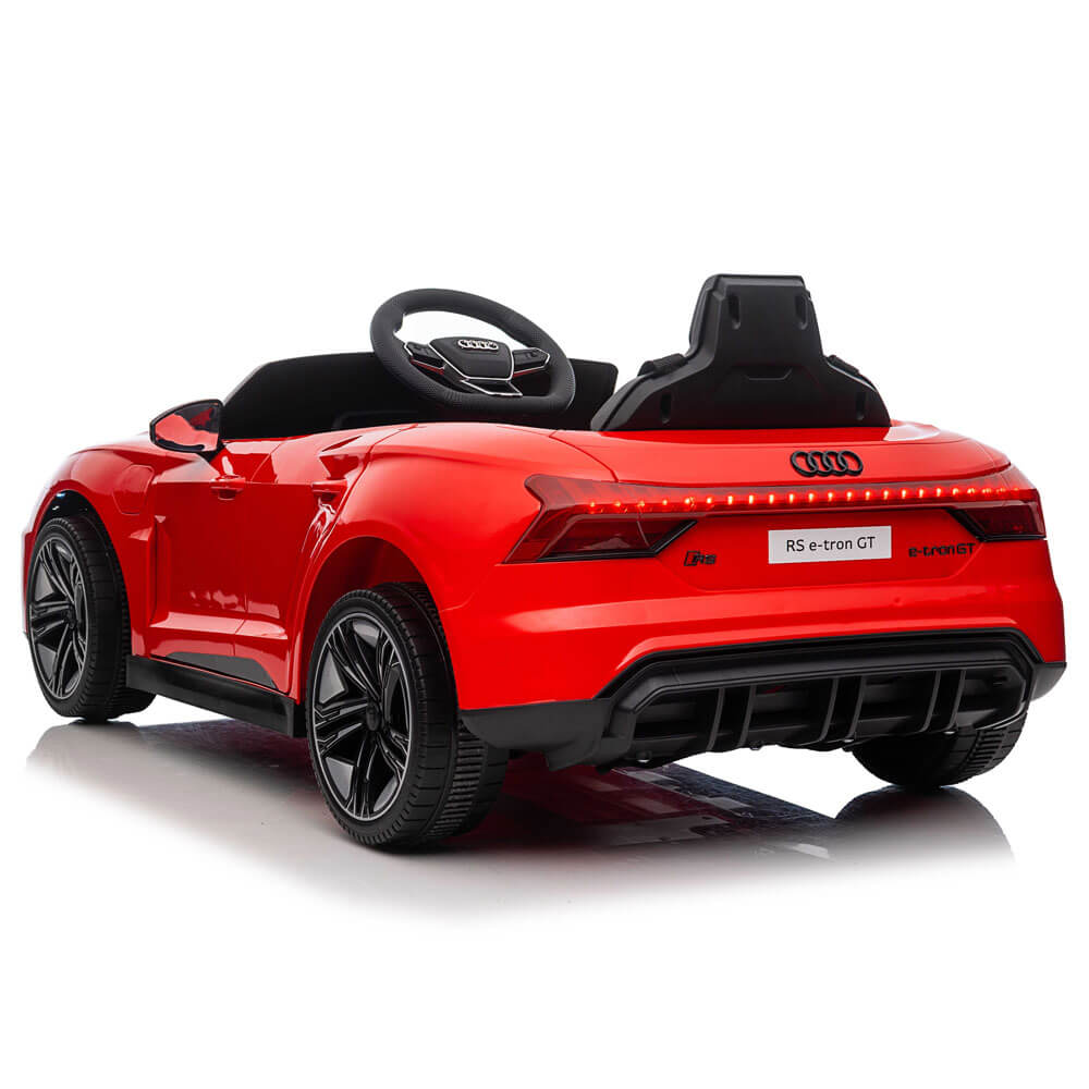 Audi E-Tron Rosu 70W | Masinuta Electrica Copii - imagine 3