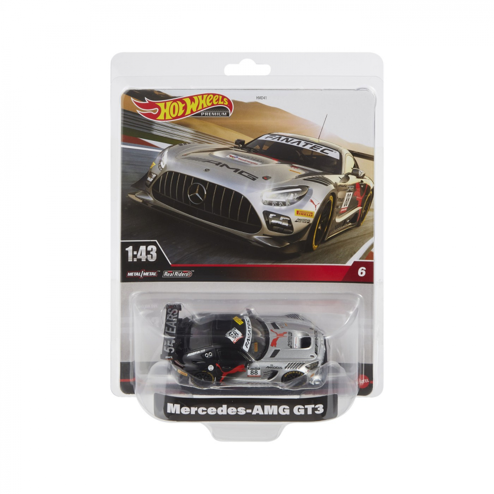Hot Wheels Mercedes AMG GT3 1:43 Real Riders