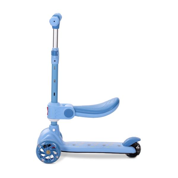Trotineta Lorelli Speedster Blue cu LED și scaun
