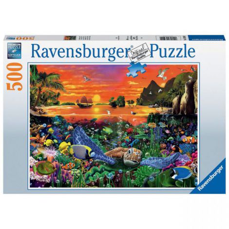 Puzzle Țestoasă Ravensburger, 500 piese