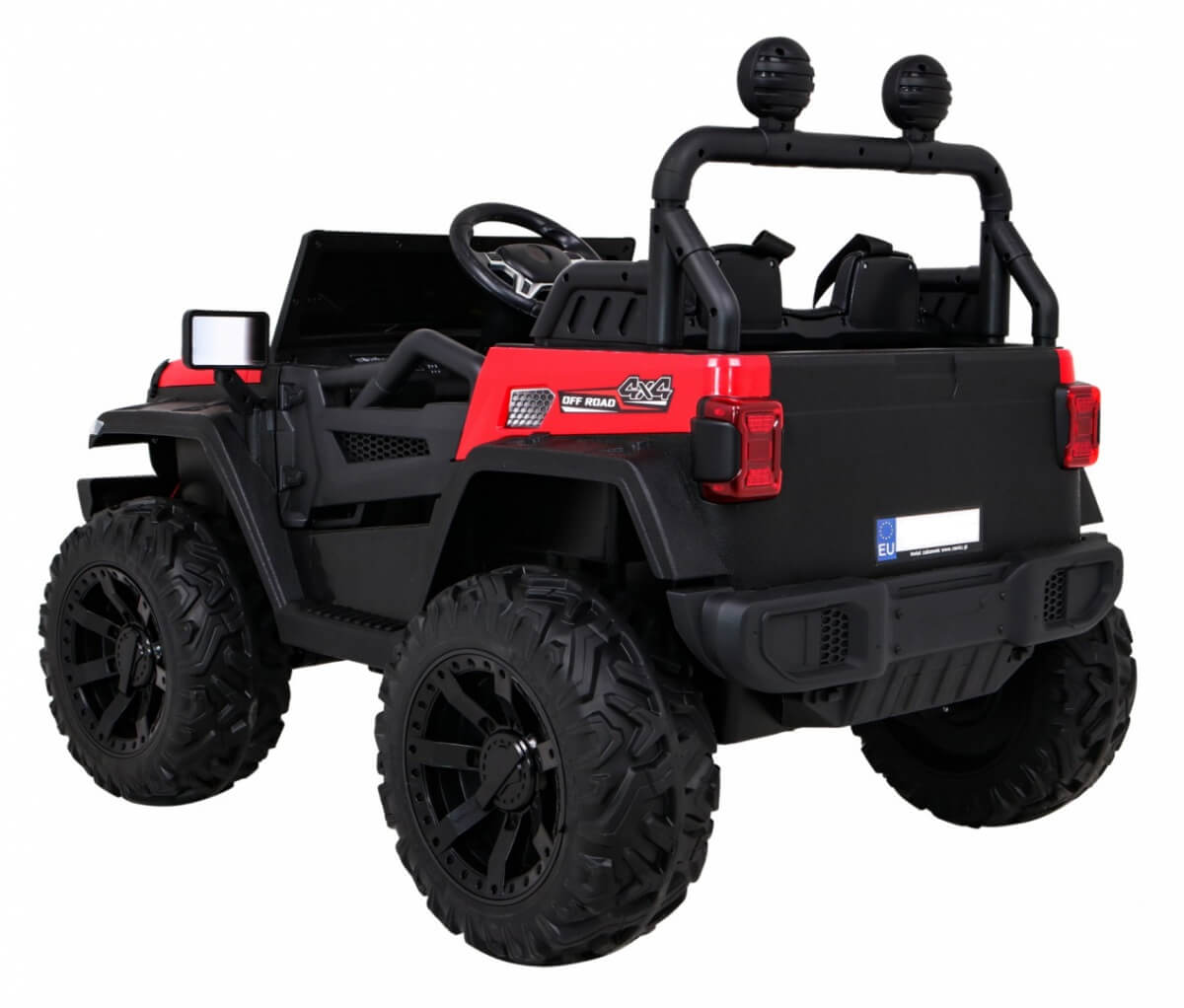 Masinuta Electrica Off-Road 4x4 Rosu - Autokids - imagine 7