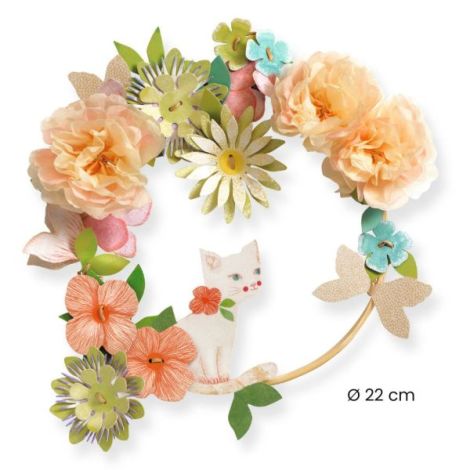 Coronita DIY Flori Dalia | Joc Creativ Djeco - imagine 4