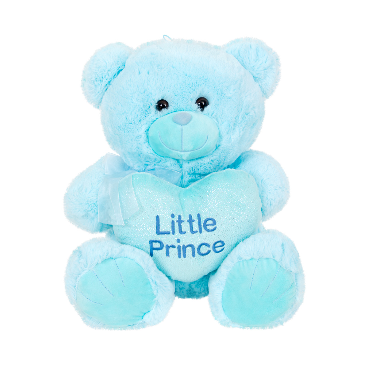 Ursulet Plus Puffy Friends Albastru 45 cm